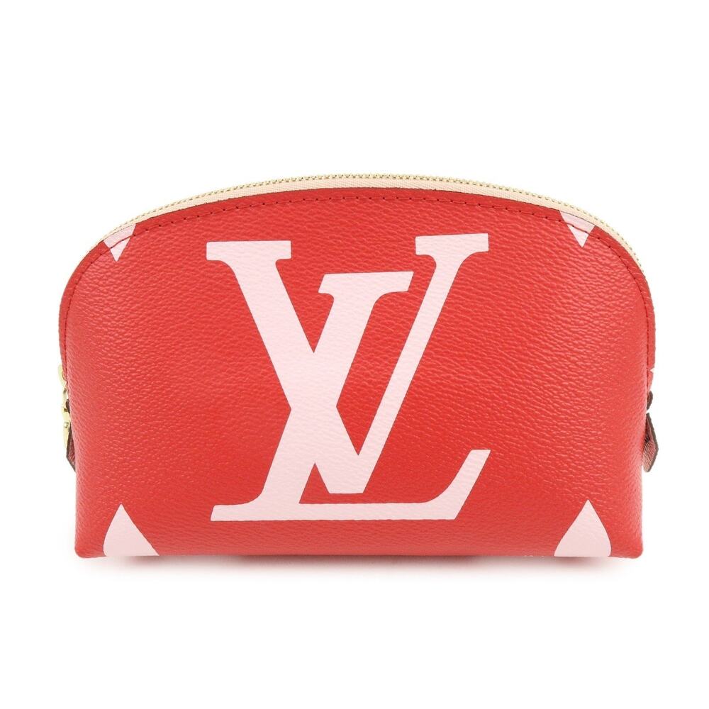 Louis Vuitton Monogram Giant Pochette Cosmetic PM Red